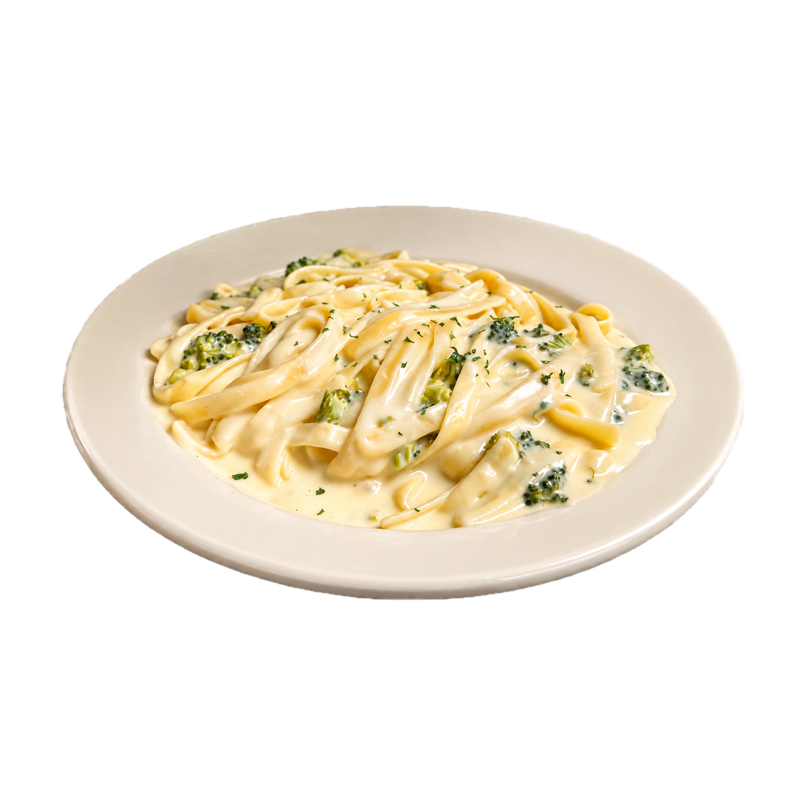 Broccoli Fettuccine Alfredo