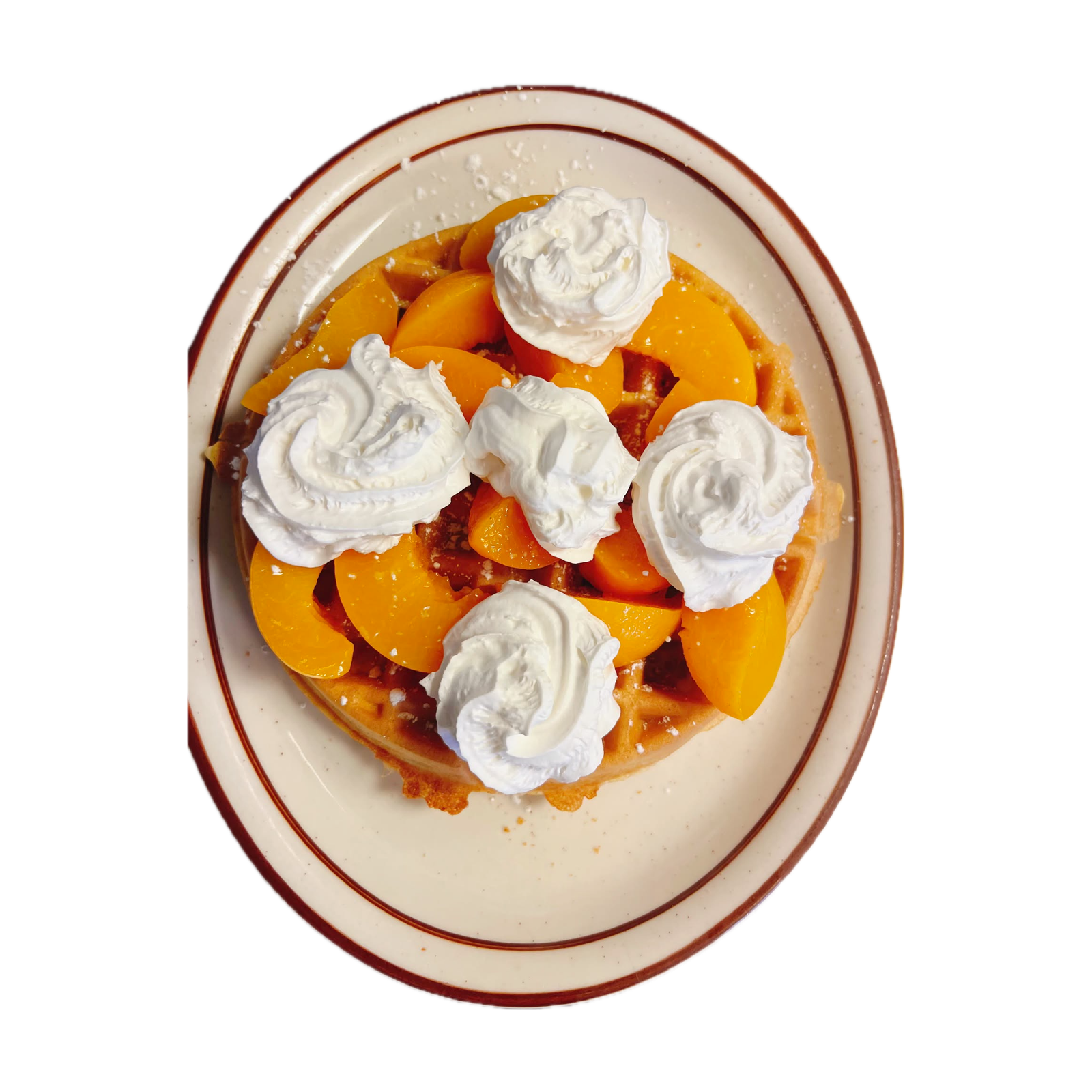 Peach Waffle